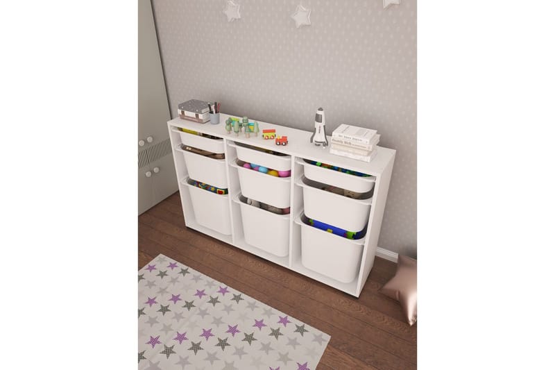 Flerfunktionsskåp Belna Vit - Vit - Förvaring - Småförvaring - Förvaringslåda