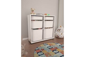 Flerfunktionsskåp Carla Vit - Vit - Förvaring - Småförvaring - Förvaringslåda