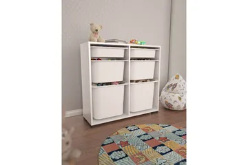 Flerfunktionsskåp Carla Vit - Vit - Förvaring - Småförvaring - Förvaringslåda