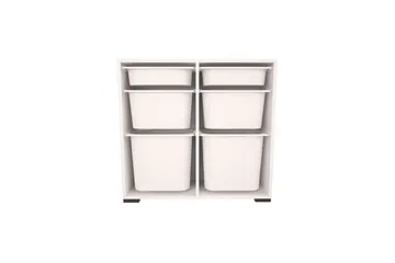 Flerfunktionsskåp Carla Vit - Vit - Förvaring - Småförvaring - Förvaringslåda