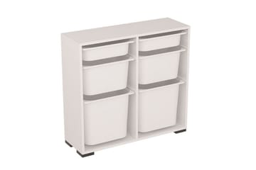 Flerfunktionsskåp Carla Vit - Vit - Förvaring - Småförvaring - Förvaringslåda