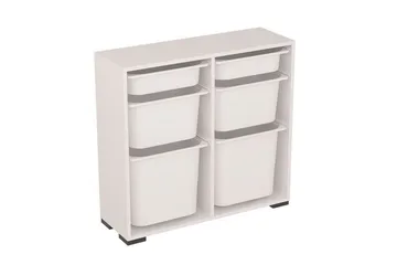 Flerfunktionsskåp Carla Vit - Vit - Förvaring - Småförvaring - Förvaringslåda