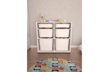 Flerfunktionsskåp Carla Vit - Vit - Förvaring - Småförvaring - Förvaringslåda