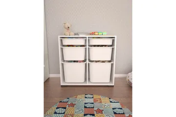 Flerfunktionsskåp Carla Vit - Vit - Förvaring - Småförvaring - Förvaringslåda