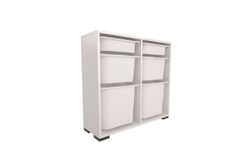 Flerfunktionsskåp Carla Vit - Vit - Förvaring - Småförvaring - Förvaringslåda