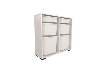 Flerfunktionsskåp Carla Vit - Vit - Förvaring - Småförvaring - Förvaringslåda