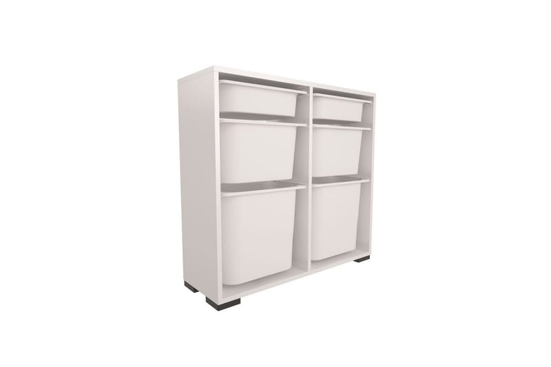 Flerfunktionsskåp Carla Vit - Vit - Förvaring - Småförvaring - Förvaringslåda