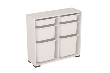 Flerfunktionsskåp Carla Vit - Vit - Förvaring - Småförvaring - Förvaringslåda