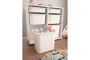 Flerfunktionsskåp Carla Vit - Vit - Förvaring - Småförvaring - Förvaringslåda