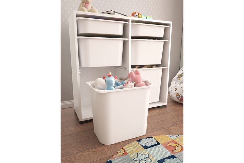 Flerfunktionsskåp Carla Vit - Vit - Förvaring - Småförvaring - Förvaringslåda