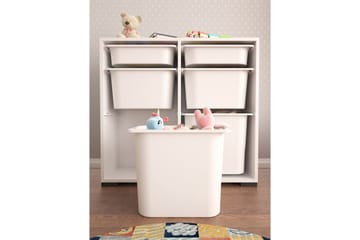 Flerfunktionsskåp Carla Vit - Vit - Förvaring - Småförvaring - Förvaringslåda