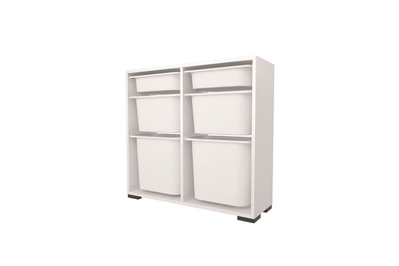 Flerfunktionsskåp Carla Vit - Vit - Förvaring - Småförvaring - Förvaringslåda