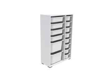 Flerfunktionsskåp Havor Vit - Vit - Förvaring - Småförvaring - Förvaringslåda