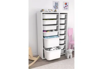 Flerfunktionsskåp Havor Vit - Vit - Förvaring - Småförvaring - Förvaringslåda