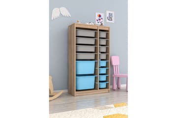 Flerfunktionsskåp Montana (69 x 112.2 x 29.6 cm) Sonomo Grå / Blå - Sonomo Grå / Blå - Förvaring - Småförvaring - Förvaringslåda