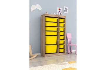 Flerfunktionsskåp Montana (69 x 112.2 x 29.6 cm) Sonomo / Gul - Sonomo / Gul - Förvaring - Småförvaring - Förvaringslåda