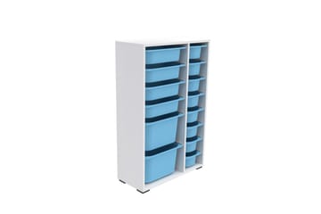 Flerfunktionsskåp Ravielwich (69,5 x 109 x 30 cm) Blå - Blå - Förvaring - Småförvaring - Förvaringslåda