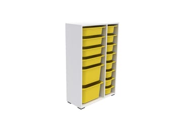 Flerfunktionsskåp Ravielwich (69,5 x 109 x 30 cm) Gul - Gul - Förvaring - Småf�örvaring - Förvaringslåda