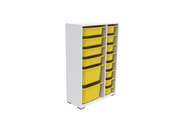 Flerfunktionsskåp Ravielwich (69,5 x 109 x 30 cm) Gul - Gul - Förvaring - Småförvaring - Förvaringslåda