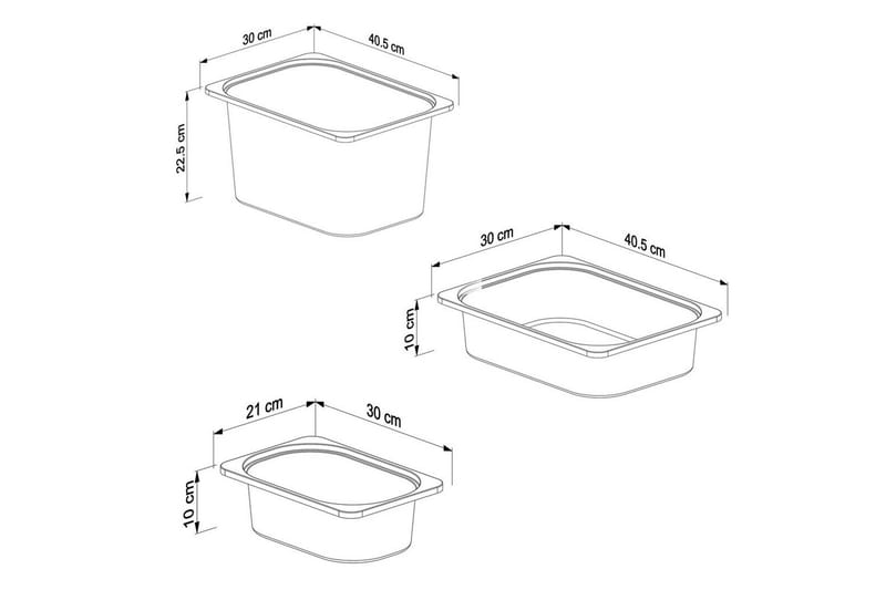 Flerfunktionsskåp Ravielwich (69,5 x 109 x 30 cm) Vit / Grå / Veyaa - Vit / Grå / Veyaa - Förvaring - Småförvaring - Förvaringslåda