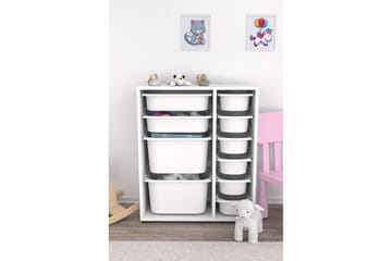 Flerfunktionsskåp Sosan K6B Vit - Vit - Förvaring - Småförvaring - Förvaringslåda