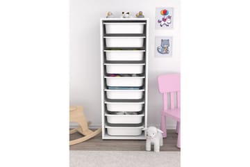 Flerfunktionsskåp Stribor Vit - Vit - Förvaring - Småförvaring - Förvaringslåda