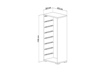 Flerfunktionsskåp Versa Vit - Vit - Förvaring - Småförvaring - Förvaringslåda