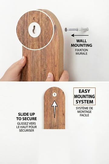 Hasina Vägghylla 26x35x13 cm - Ek - Förvaring - Småförvaring - Väggförvaring