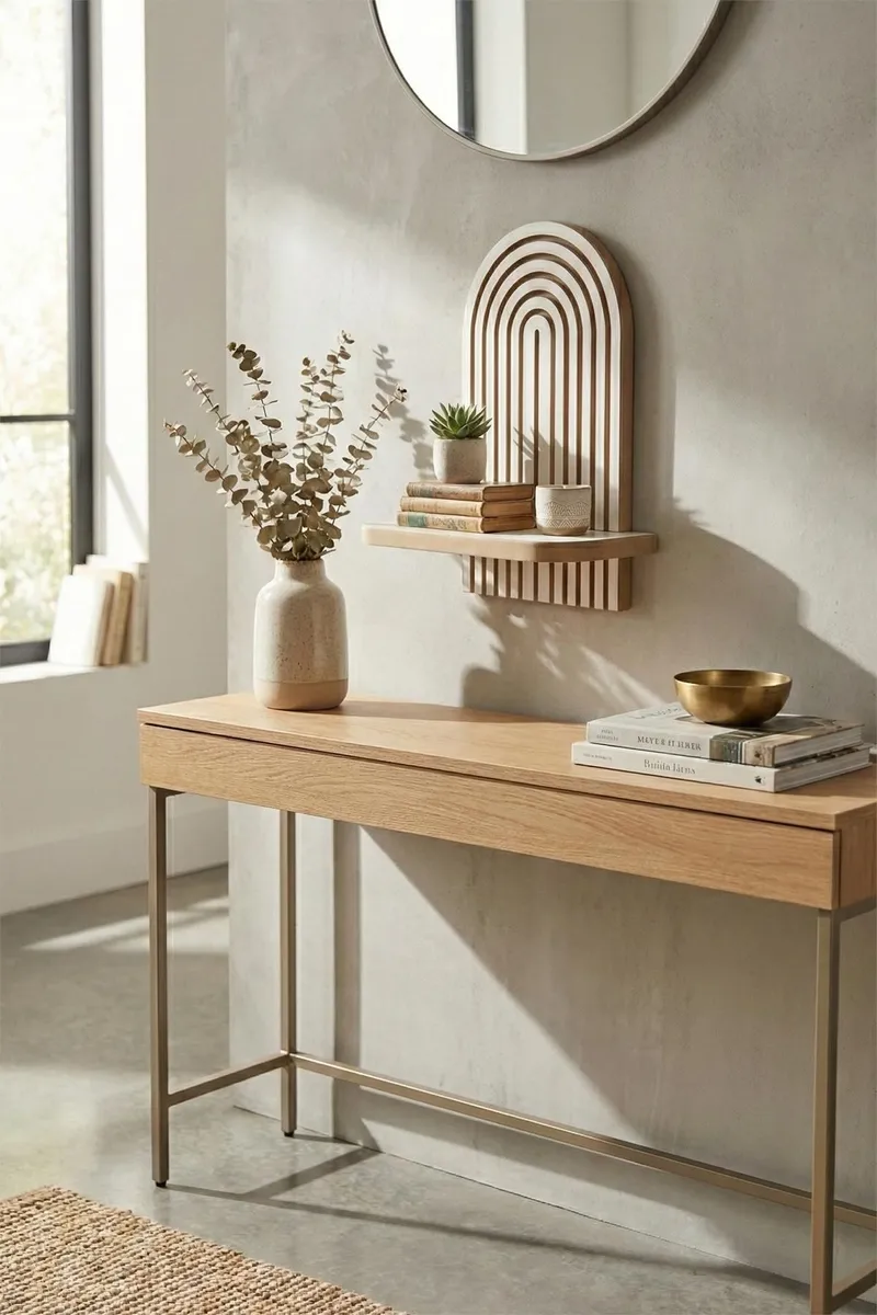 Hasina Vägghylla 26x35x13 cm - Vit - Förvaring - Småförvaring - Väggförvaring