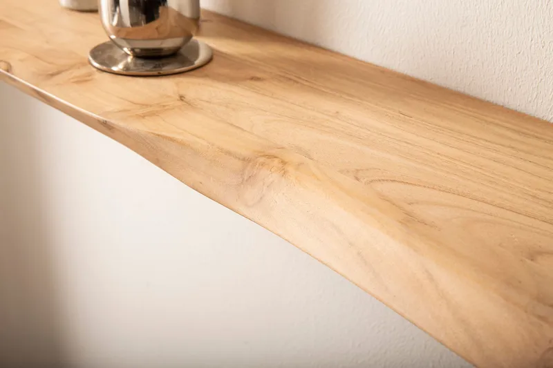 Helela Vägghylla 120 cm Asymmetrisk - varm honungsbrun - Förvaring - Småförvaring - Väggförvaring