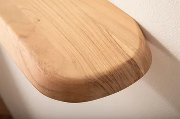 Helela Vägghylla 120 cm Asymmetrisk - varm honungsbrun - Förvaring - Småförvaring - Väggförvaring