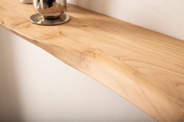 Helela Vägghylla 80 cm Asymmetrisk - varm honungsbrun - Förvaring - Småförvaring - Väggförvaring