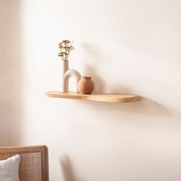 Helela Vägghylla 80 cm Asymmetrisk - varm honungsbrun - Förvaring - Småförvaring - Väggförvaring