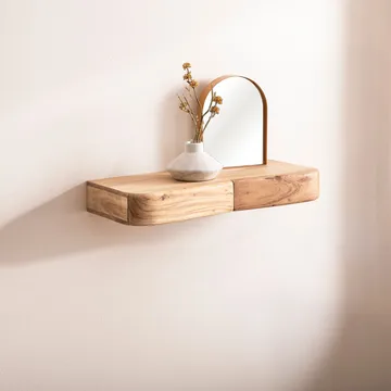 Helira Vägghylla 60 cm - varm honungsbrun - Förvaring - Småförvaring - Väggförvaring