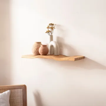Helova Vägghylla 40 cm - varm honungsbrun - Förvaring - Småförvaring - Väggförvaring