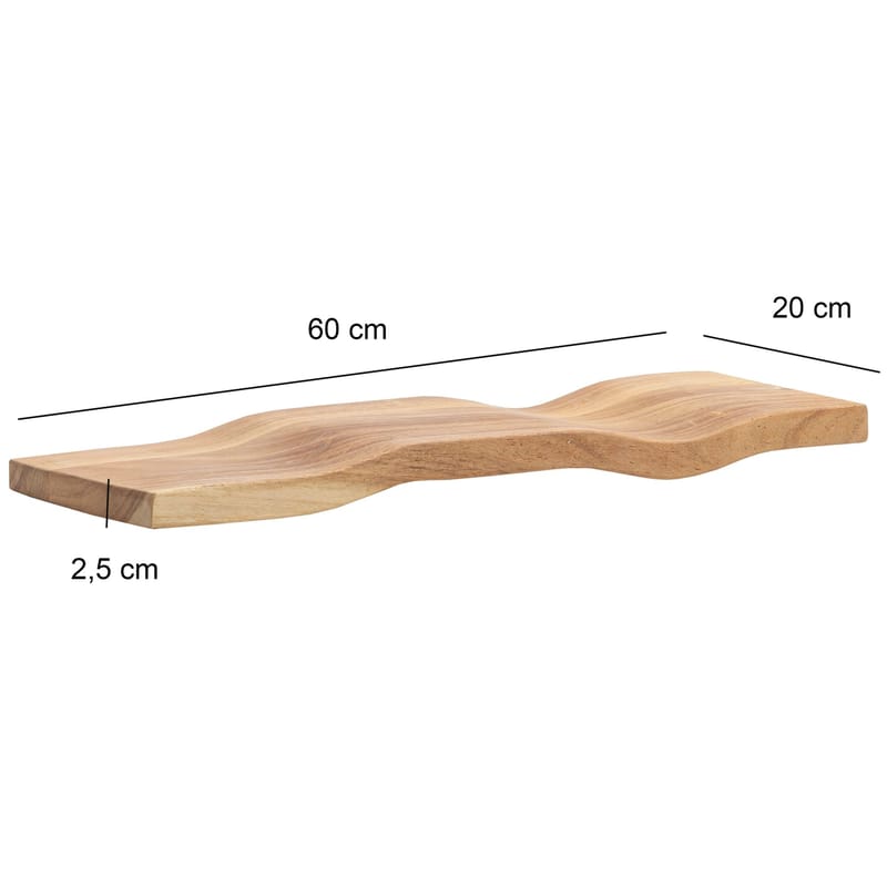 Helova Vägghylla 60 cm - varm honungsbrun - Förvaring - Småförvaring - Väggförvaring