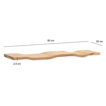 Helova Vägghylla 80 cm - varm honungsbrun - Förvaring - Småförvaring - Väggförvaring