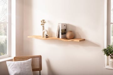 Helova Vägghylla 80 cm - varm honungsbrun - Förvaring - Småförvaring - Väggförvaring