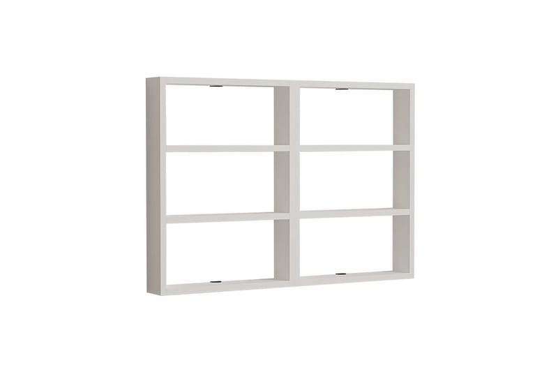Hexaia Vägghylla 84,6 cm - Vit - Förvaring - Småförvaring - Väggförvaring