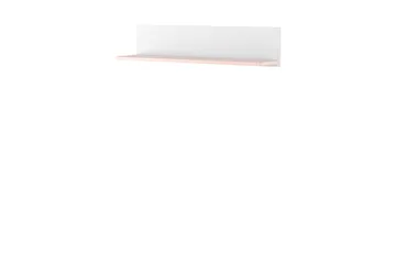 Hilts Vägghylla 110x22 cm - Vit/Rosa - Förvaring - Småförvaring - Väggförvaring