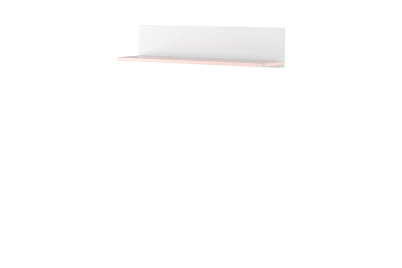 Hilts Vägghylla 110x22 cm - Vit/Rosa - Förvaring - Småförvaring - Väggförvaring