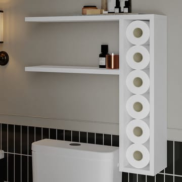 Hollowmere Vägghylla 60x61,8x15 cm - Vit - Förvaring - Småförvaring - Väggförvaring