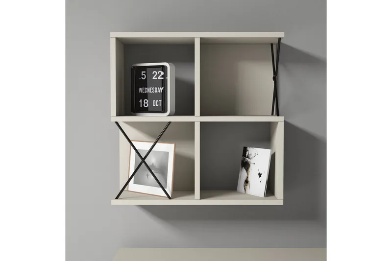 Hovdane Vägghylla 60 cm - Brun/Svart - Förvaring - Hylla - Vägghylla