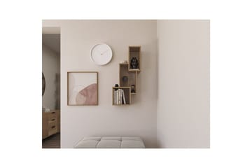 Hylla Eltap Alitty 96x25x46 cm laminerad spånskiva - Artisan Ek - Förvaring - Småförvaring - Väggförvaring