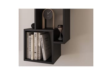 Hylla Eltap Alitty 96x25x46 cm laminerad spånskiva - Svart - Förvaring - Småförvaring - Väggförvaring