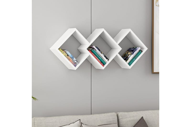Hyllor Galaktika Hylla 102x20 cm Vit - Förvaring - Småförvaring - Väggförvaring