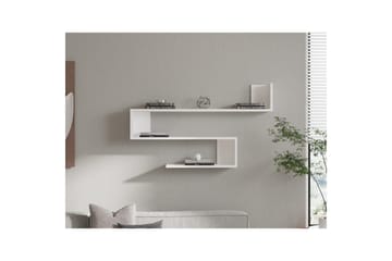 Hyllor Rollingford Hylla 120x20 cm Vit - Förvaring - Småförvaring - Väggförvaring