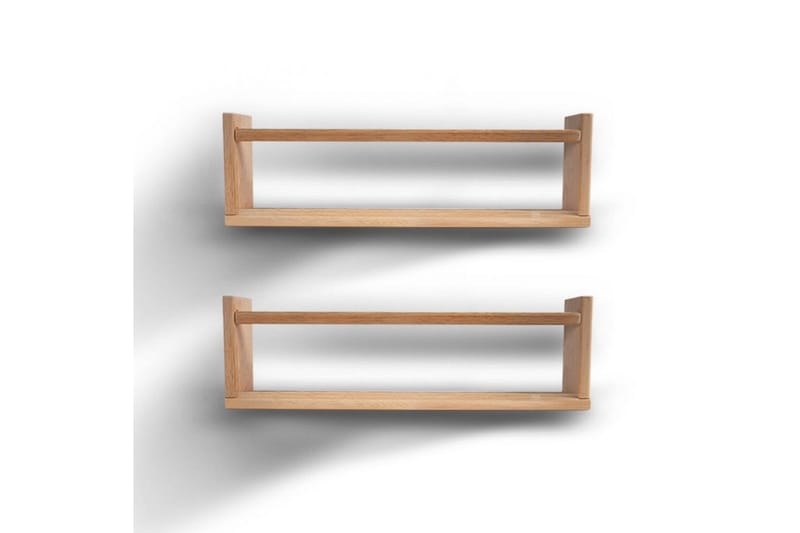 Hyllor Vägghylla Donel ek två bitar Medium Colored Wood