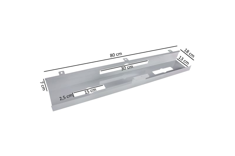 Kabelhållare Skrivbord Crell - Silver - Förvaring - Småförvaring