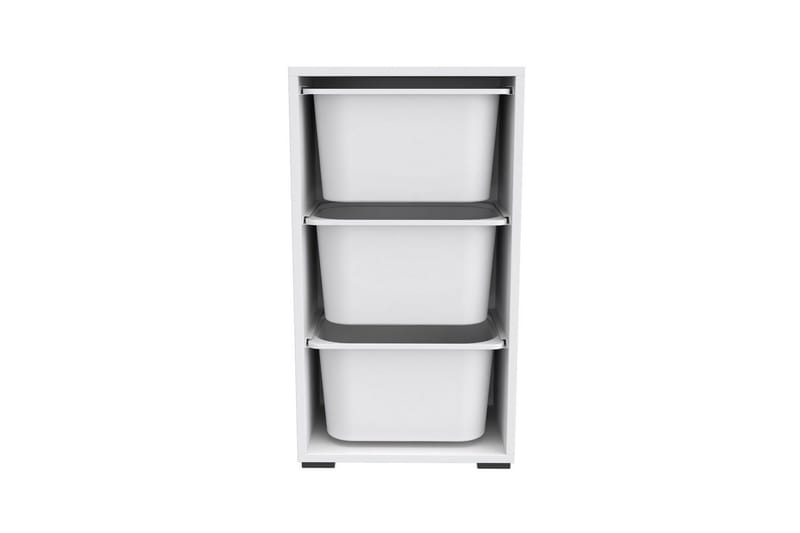 Kelix Förvaringslådor 45 cm - Vit - Förvaring - Småförvaring - Förvaringslåda
